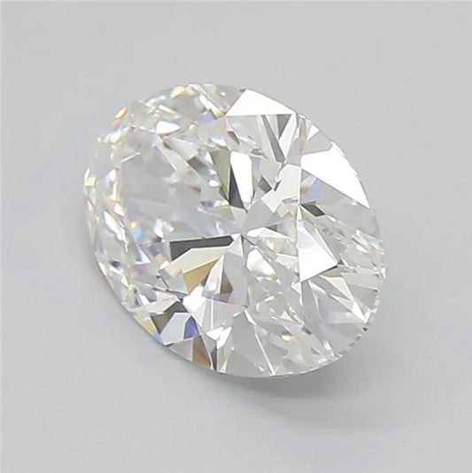 Lab-Grown Oval Diamond - 3.03 Carats, E Color, VVS2 Clarity - Sustainable Luxury and Dazzling Brilliance-IGI·Certified