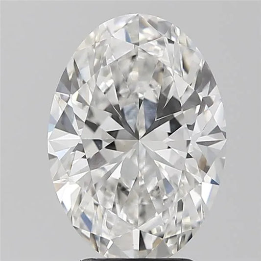 Lab-Grown Oval Diamond - 3.54 Carats, F Color, VVS2 Clarity - Sustainable Luxury and Dazzling Brilliance-IGI·Certified