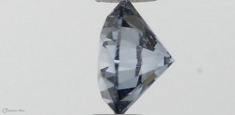 Lab-Grown ROUND Diamond - 0.36 Carat, Fancy Vivid Blue Color, VVS1 Clarity | Sustainable Luxury, Dazzling Brilliance | IGI | Certified LG564379150