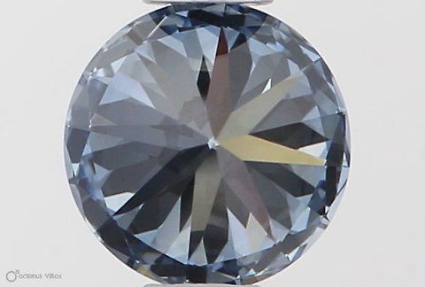 Lab-Grown ROUND Diamond - 0.5 Carat, Fancy Vivid Blue Color, VVS1 Clarity | Sustainable Luxury, Dazzling Brilliance | IGI | Certified LG564379288