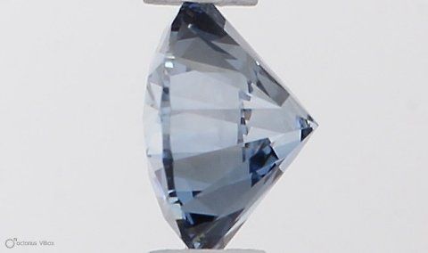 Lab-Grown ROUND Diamond - 0.4 Carat, Fancy Vivid Blue Color, VVS2 Clarity | Sustainable Luxury, Dazzling Brilliance | IGI | Certified LG564379183