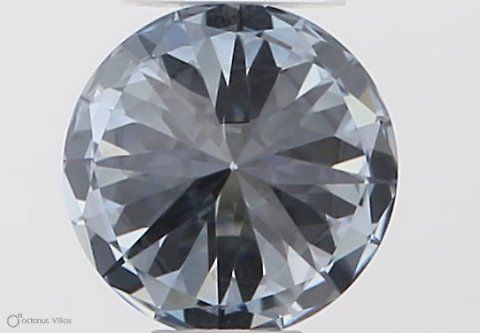 Lab-Grown ROUND Diamond - 0.33 Carat, Fancy Blue Color, VVS1 Clarity | Sustainable Luxury, Dazzling Brilliance | IGI | Certified LG564379233