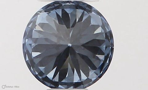 Lab-Grown ROUND Diamond - 0.34 Carat, Fancy Vivid Blue Color, VVS2 Clarity | Sustainable Luxury, Dazzling Brilliance | IGI | Certified LG564379228