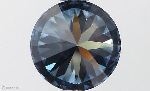 Lab-Grown ROUND Diamond - 1.01 Carat, Fancy Vivid Blue Color, VS2 Clarity | Sustainable Luxury, Dazzling Brilliance | IGI | Certified LG564379395