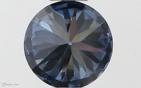 Lab-Grown ROUND Diamond - 0.54 Carat, Fancy Vivid Blue Color, VVS1 Clarity | Sustainable Luxury, Dazzling Brilliance | IGI | Certified LG538290468