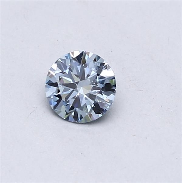 Lab-Grown ROUND Diamond - 0.31 Carat, Fancy Intense Blue Color, VVS1 Clarity | Sustainable Luxury, Dazzling Brilliance | IGI | Certified LG553257409