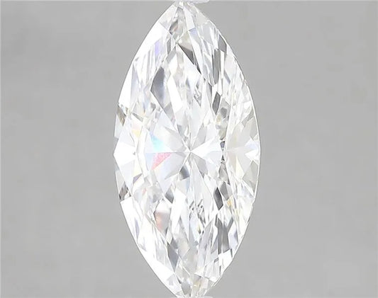 Lab-Grown Marquise Diamond - 2.57 Carats, F Color, VVS2 Clarity - Sustainable Luxury and Dazzling Brilliance-IGI·Certified