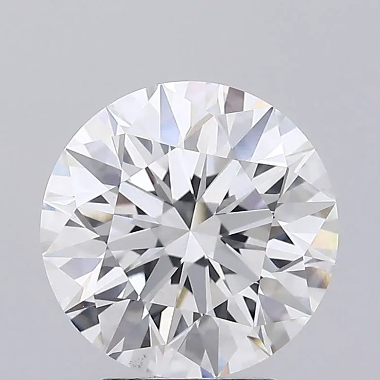 Lab-Grown Round Diamond - 3.5 Carats, E Color, VVS2 Clarity - Sustainable Luxury and Dazzling Brilliance-IGI·Certified