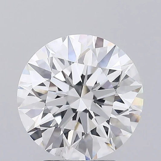 Lab-Grown Round Diamond - 3.5 Carats, E Color, VVS2 Clarity - Sustainable Luxury and Dazzling Brilliance-IGI·Certified