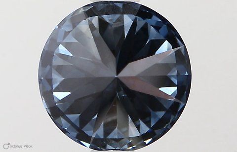 Lab-Grown ROUND Diamond - 1.14 Carat, Fancy Vivid Blue Color, VVS2 Clarity | Sustainable Luxury, Dazzling Brilliance | IGI | Certified LG581331363