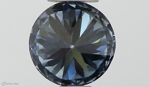 Lab-Grown ROUND Diamond - 0.5 Carat, Fancy Vivid Blue Color, VS1 Clarity | Sustainable Luxury, Dazzling Brilliance | IGI | Certified LG564379512