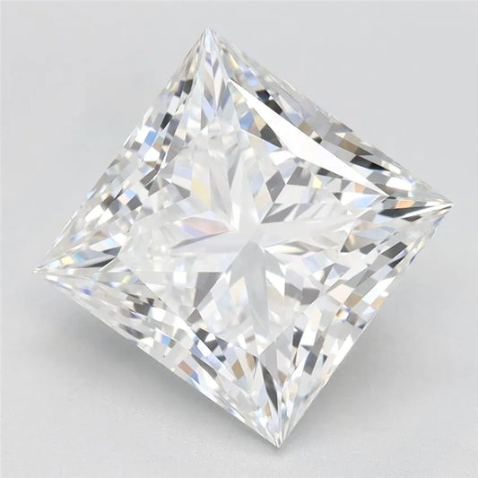 Lab-Grown Princess Diamond - 4.05 Carats, E Color, VVS1 Clarity - Sustainable Luxury and Dazzling Brilliance-GIA·Certified