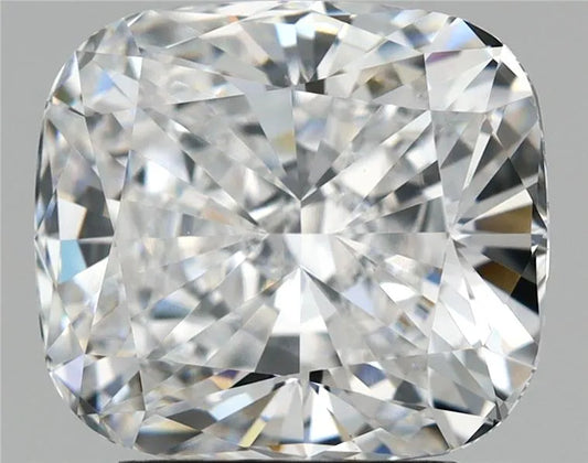 Lab-Grown Cushion Diamond - 3.1 Carats, E Color, VVS2 Clarity - Sustainable Luxury and Dazzling Brilliance-IGI·Certified