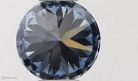 Lab-Grown ROUND Diamond - 0.34 Carat, Fancy Vivid Blue Color, VS2 Clarity | Sustainable Luxury, Dazzling Brilliance | IGI | Certified LG564379170