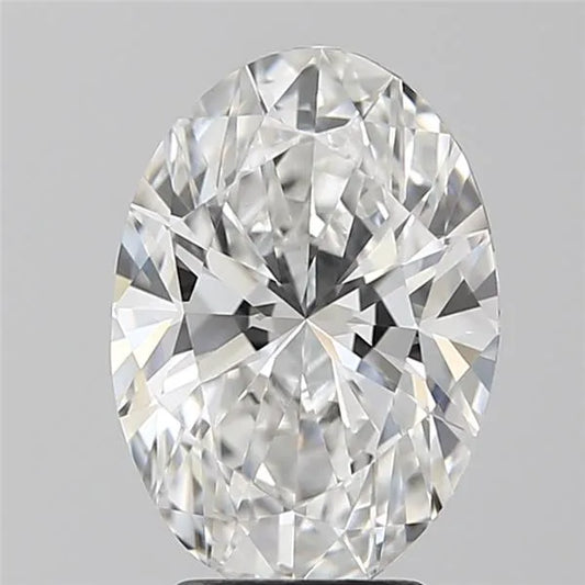 Lab-Grown Oval Diamond - 3.57 Carats, E Color, VVS2 Clarity - Sustainable Luxury and Dazzling Brilliance-IGI·Certified