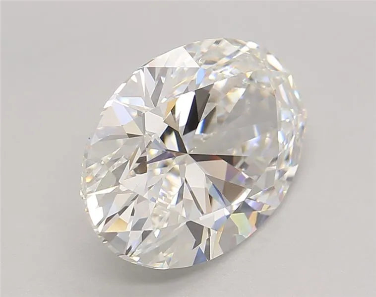 Lab-Grown Oval Diamond - 4.09 Carats, F Color, VVS2 Clarity - Sustainable Luxury and Dazzling Brilliance-IGI·Certified