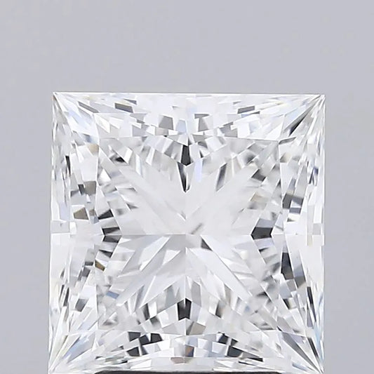 Lab-Grown Princess Diamond - 3.55 Carats, D Color, VVS2 Clarity - Sustainable Luxury and Dazzling Brilliance-IGI·Certified