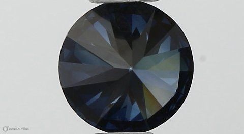 Lab-Grown ROUND Diamond - 0.37 Carat, Fancy Vivid Blue Color, VS1 Clarity | Sustainable Luxury, Dazzling Brilliance | IGI | Certified LG546229905