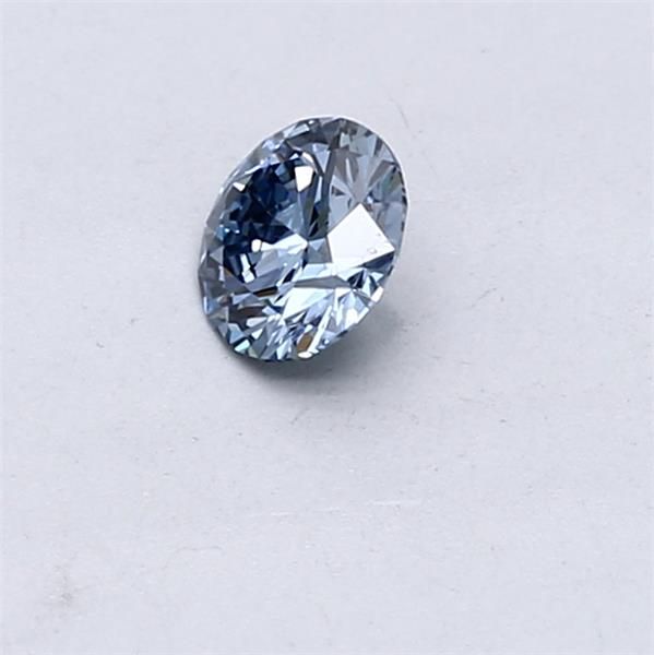 Lab-Grown ROUND Diamond - 0.31 Carat, Fancy Vivid Blue Color, VVS2 Clarity | Sustainable Luxury, Dazzling Brilliance | IGI | Certified LG553257419