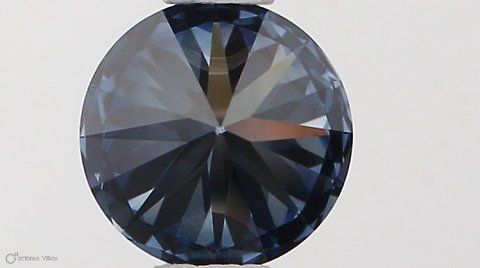 Lab-Grown ROUND Diamond - 0.51 Carat, Fancy Vivid Blue Color, VS1 Clarity | Sustainable Luxury, Dazzling Brilliance | IGI | Certified LG538290476