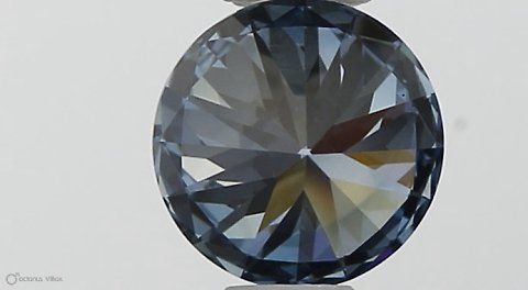 Lab-Grown ROUND Diamond - 0.37 Carat, Fancy Vivid Blue Color, VVS2 Clarity | Sustainable Luxury, Dazzling Brilliance | IGI | Certified LG564379204