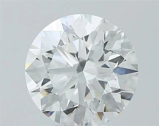 Lab-Grown Round Diamond - 4.05 Carats, F Color, VS1 Clarity - Sustainable Luxury and Dazzling Brilliance-IGI·Certified