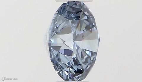 Lab-Grown ROUND Diamond - 0.45 Carat, Fancy Vivid Blue Color, VVS1 Clarity | Sustainable Luxury, Dazzling Brilliance | IGI | Certified LG593306171