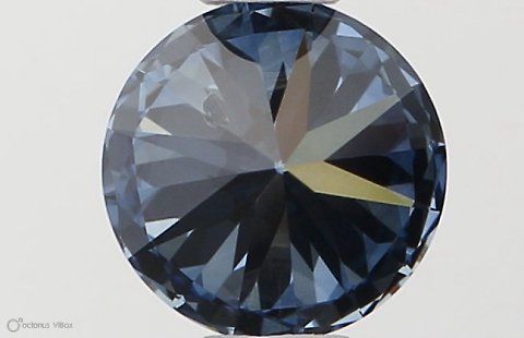 Lab-Grown ROUND Diamond - 0.51 Carat, Fancy Vivid Blue Color, SI2 Clarity | Sustainable Luxury, Dazzling Brilliance | IGI | Certified LG564379171