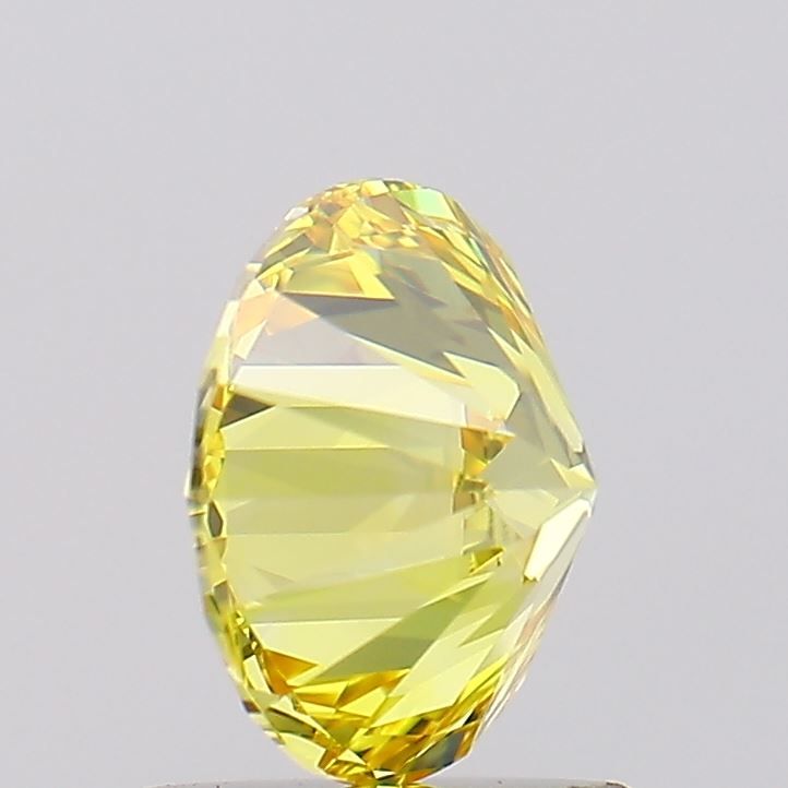 Lab-Grown ROUND Diamond - 1.31 Carat, Fancy Vivid Yellow Color, VVS1 Clarity | Sustainable Luxury, Dazzling Brilliance | IGI | Certified LG628409462