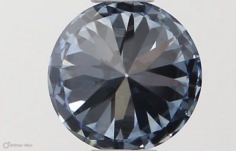 Lab-Grown ROUND Diamond - 0.5 Carat, Fancy Vivid Blue Color, VVS2 Clarity | Sustainable Luxury, Dazzling Brilliance | IGI | Certified LG564379182