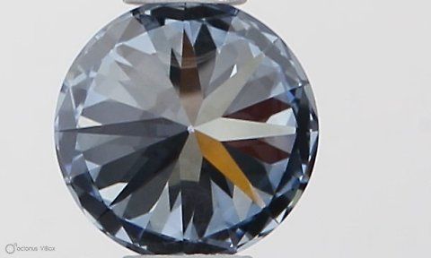 Lab-Grown ROUND Diamond - 0.35 Carat, Fancy Vivid Blue Color, VS1 Clarity | Sustainable Luxury, Dazzling Brilliance | IGI | Certified LG546229963