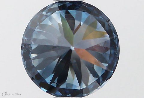 Lab-Grown ROUND Diamond - 1.14 Carat, Fancy Vivid Blue Color, SI1 Clarity | Sustainable Luxury, Dazzling Brilliance | IGI | Certified LG564379283