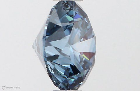 Lab-Grown ROUND Diamond - 1.09 Carat, Fancy Vivid Blue Color, VVS2 Clarity | Sustainable Luxury, Dazzling Brilliance | IGI | Certified LG564379388