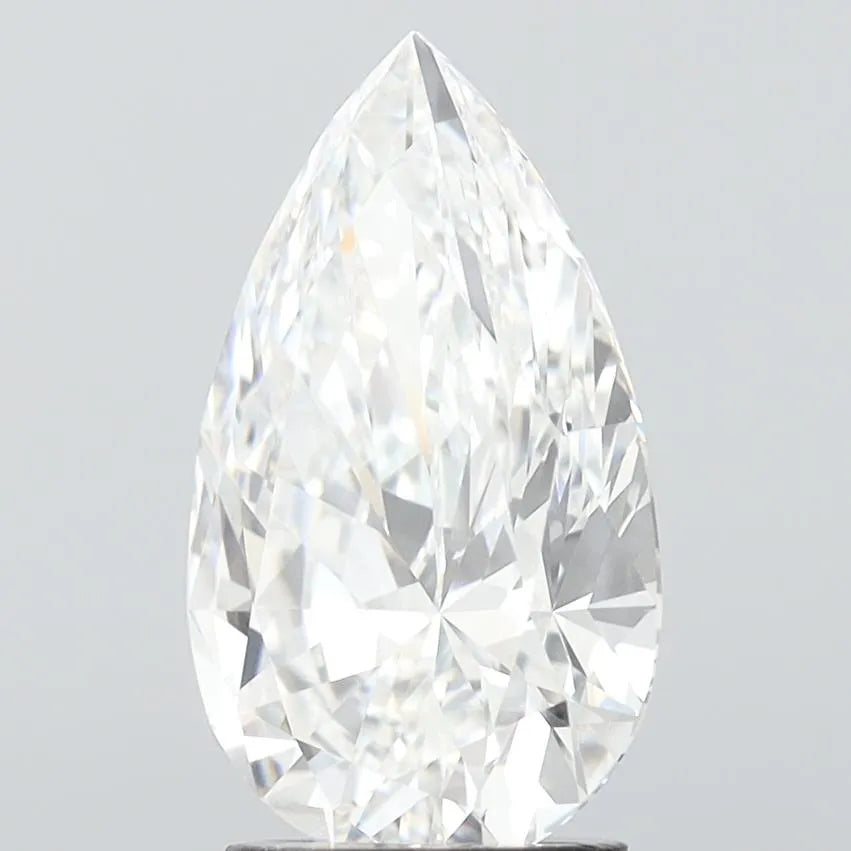 Lab-Grown Pear Diamond - 2.59 Carats, E Color, VVS2 Clarity - Sustainable Luxury and Dazzling Brilliance-IGI·Certified