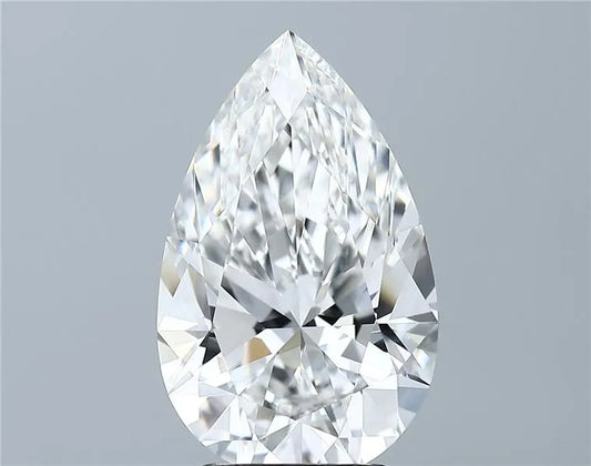 Lab-Grown Pear Diamond - 3.58 Carats, E Color, VVS1 Clarity - Sustainable Luxury and Dazzling Brilliance-GIA·Certified