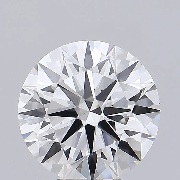 Lab-Grown Round Diamond - 6.01 Carats, E Color, VS2 Clarity - Sustainable Luxury and Dazzling Brilliance-IGI·Certified