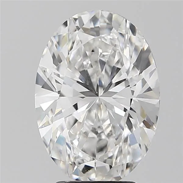 Lab-Grown Oval Diamond - 3.51 Carats, F Color, VVS2 Clarity - Sustainable Luxury and Dazzling Brilliance-IGI·Certified