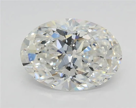 Lab-Grown Oval Diamond - 3.51 Carats, E Color, VVS2 Clarity - Sustainable Luxury and Dazzling Brilliance-IGI·Certified