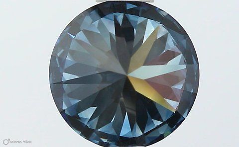 Lab-Grown ROUND Diamond - 0.9 Carat, Fancy Vivid Blue Color, VS2 Clarity | Sustainable Luxury, Dazzling Brilliance | IGI | Certified LG564379420