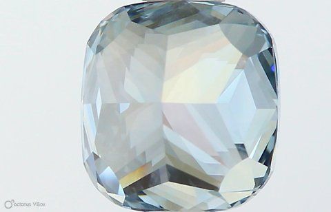 Lab-Grown ROUND Diamond - 0.58 Carat, Fancy Vivid Blue Color, IF Clarity | Sustainable Luxury, Dazzling Brilliance | IGI | Certified LG564379454