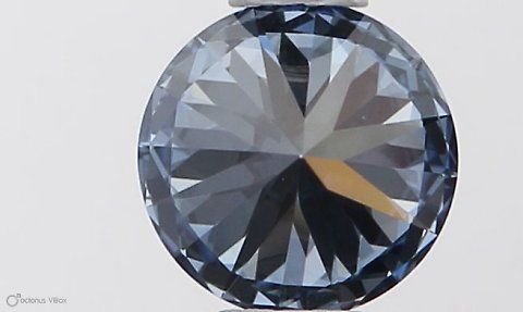 Lab-Grown ROUND Diamond - 0.4 Carat, Fancy Vivid Blue Color, IF Clarity | Sustainable Luxury, Dazzling Brilliance | IGI | Certified LG564379152