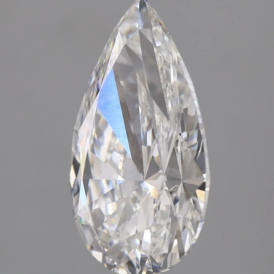 Lab-Grown Pear Diamond - 2.51 Carats, E Color, VVS2 Clarity - Sustainable Luxury and Dazzling Brilliance-IGI·Certified