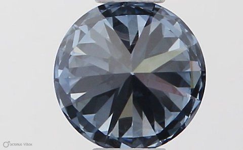 Lab-Grown ROUND Diamond - 0.36 Carat, Fancy Vivid Blue Color, VVS1 Clarity | Sustainable Luxury, Dazzling Brilliance | IGI | Certified LG538290491