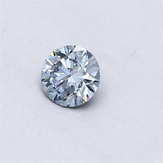 Lab-Grown ROUND Diamond - 0.3 Carat, Fancy Vivid Blue Color, VVS1 Clarity | Sustainable Luxury, Dazzling Brilliance | IGI | Certified LG564379187