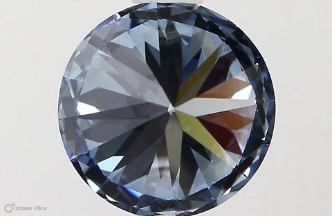 Lab-Grown ROUND Diamond - 1.18 Carat, Fancy Vivid Blue Color, VS1 Clarity | Sustainable Luxury, Dazzling Brilliance | IGI | Certified LG581331357