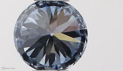 Lab-Grown ROUND Diamond - 0.32 Carat, Fancy Vivid Blue Color, SI2 Clarity | Sustainable Luxury, Dazzling Brilliance | IGI | Certified LG528229732