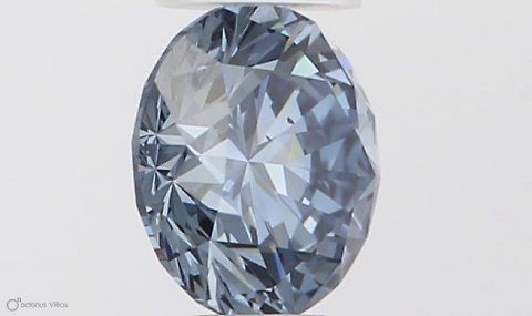 Lab-Grown ROUND Diamond - 0.4 Carat, Fancy Vivid Blue Color, VS2 Clarity | Sustainable Luxury, Dazzling Brilliance | IGI | Certified LG564379185