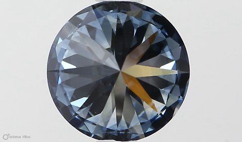 Lab-Grown ROUND Diamond - 1.04 Carat, Fancy Vivid Blue Color, VVS2 Clarity | Sustainable Luxury, Dazzling Brilliance | IGI | Certified LG581331331