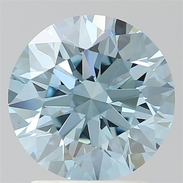 Lab-Grown ROUND Diamond - 2.31 Carat, Fancy Intense Blue Color, VS1 Clarity | Sustainable Luxury, Dazzling Brilliance | IGI | Certified LG577306286