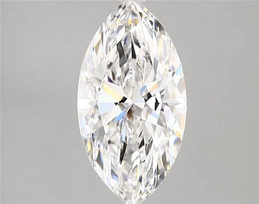 Lab-Grown Marquise Diamond - 2.58 Carats, E Color, VVS2 Clarity - Sustainable Luxury and Dazzling Brilliance-IGI·Certified